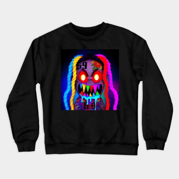 Gine energy Crewneck Sweatshirt by JUSTIES DESIGNS